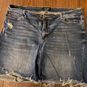 Judy Blue 3X Distressed Denim Shorts